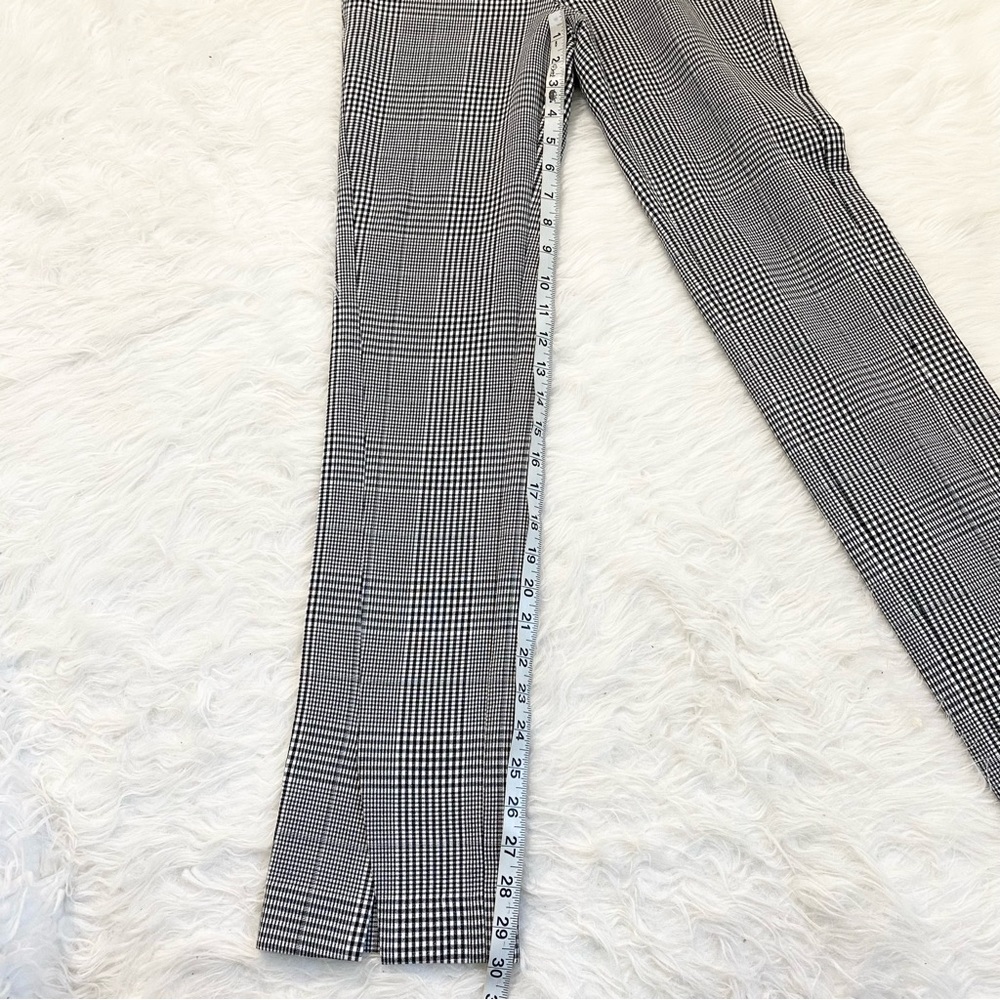 Zara Plaid Houndstooth Slit Pants - Picture 6 of 7